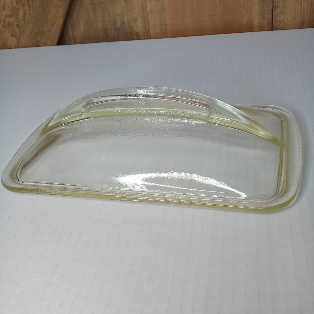 Vintage Westinghouse Refrigerator Glass Loaf Pan Domed Lid Replacement 8 x 4.5